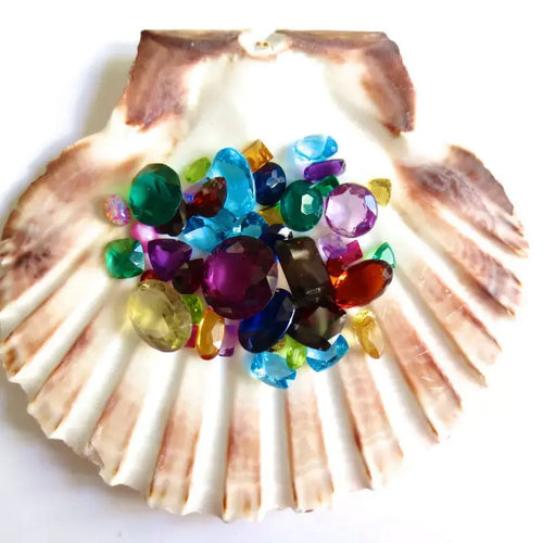 100 Carat Lot Loose Natural Semi-Precious Faceted Gemstones Mix for Jewelry Making