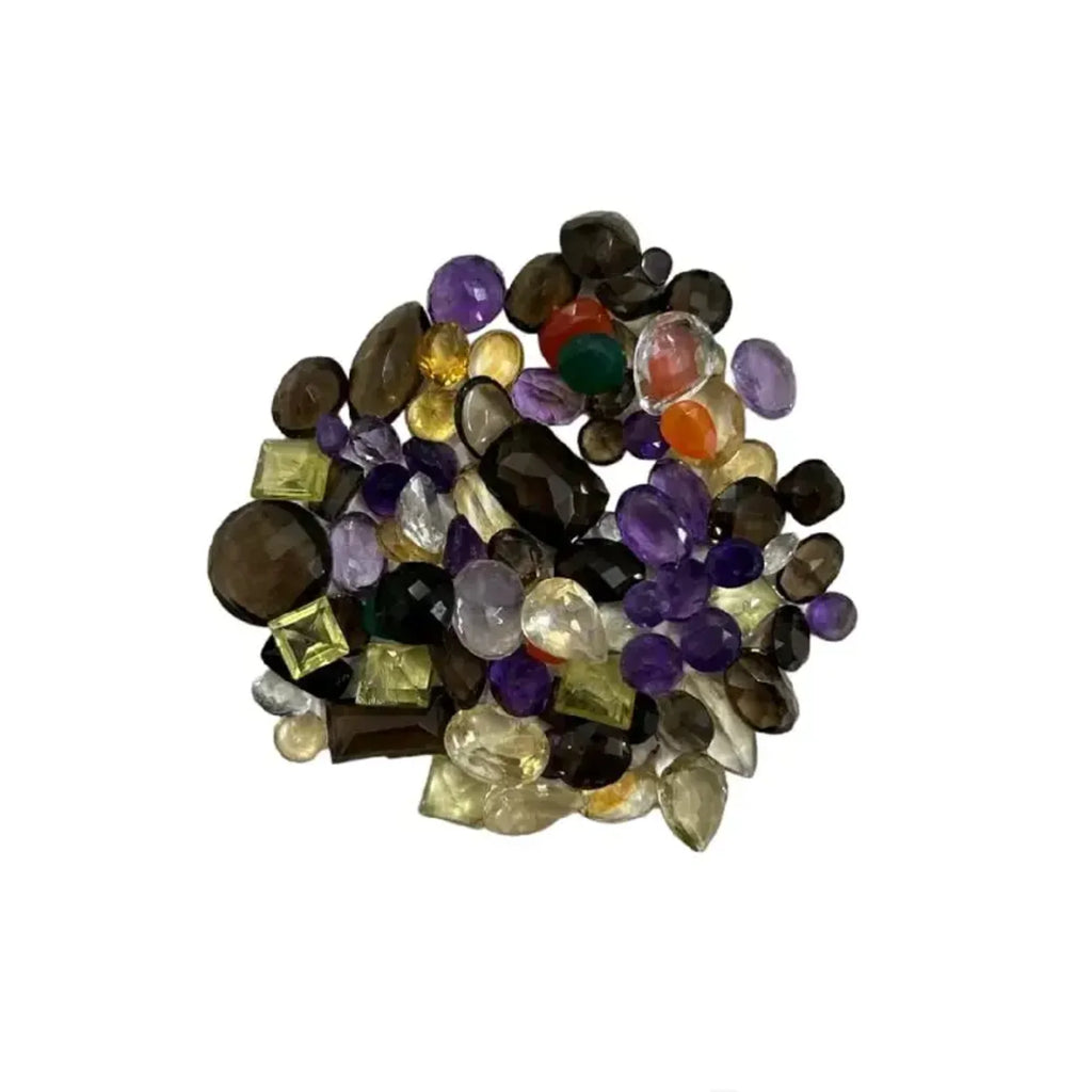 Wholesale Gemstones Loose Mix Lot Semi-Precious Faceted Natural Stones 100 Carat