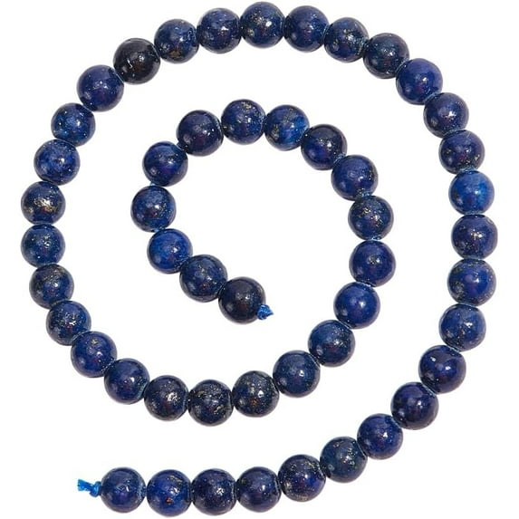 5 Strands About 220 Pcs Natural Lazuli Beads 4mm Smooth Round Stone Beads Loose Gemstone Beads Spacer Beads