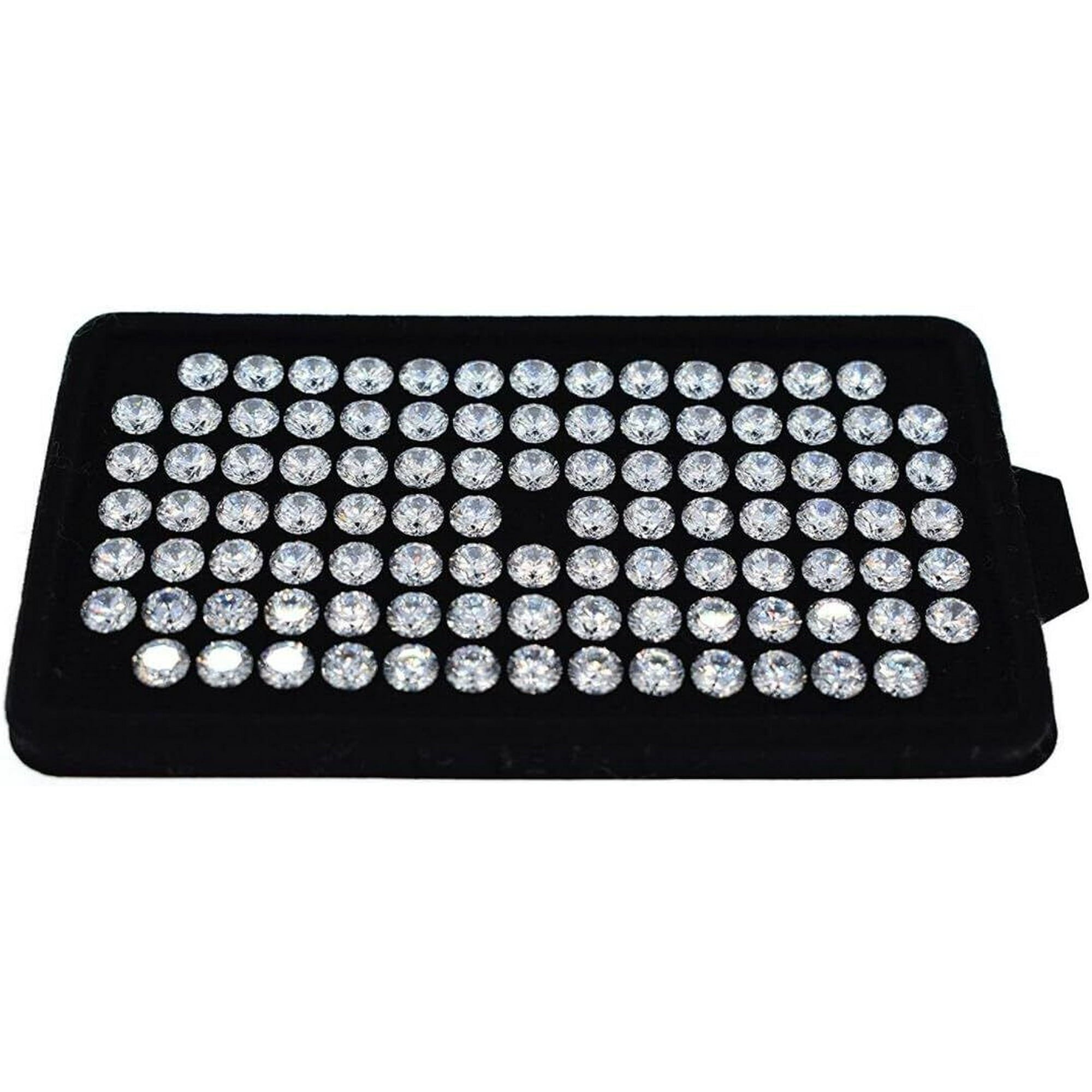 1000pcs 5A White Cubic Zirconia Loose Stones CZ Round Gems For Jewelry Making DIY