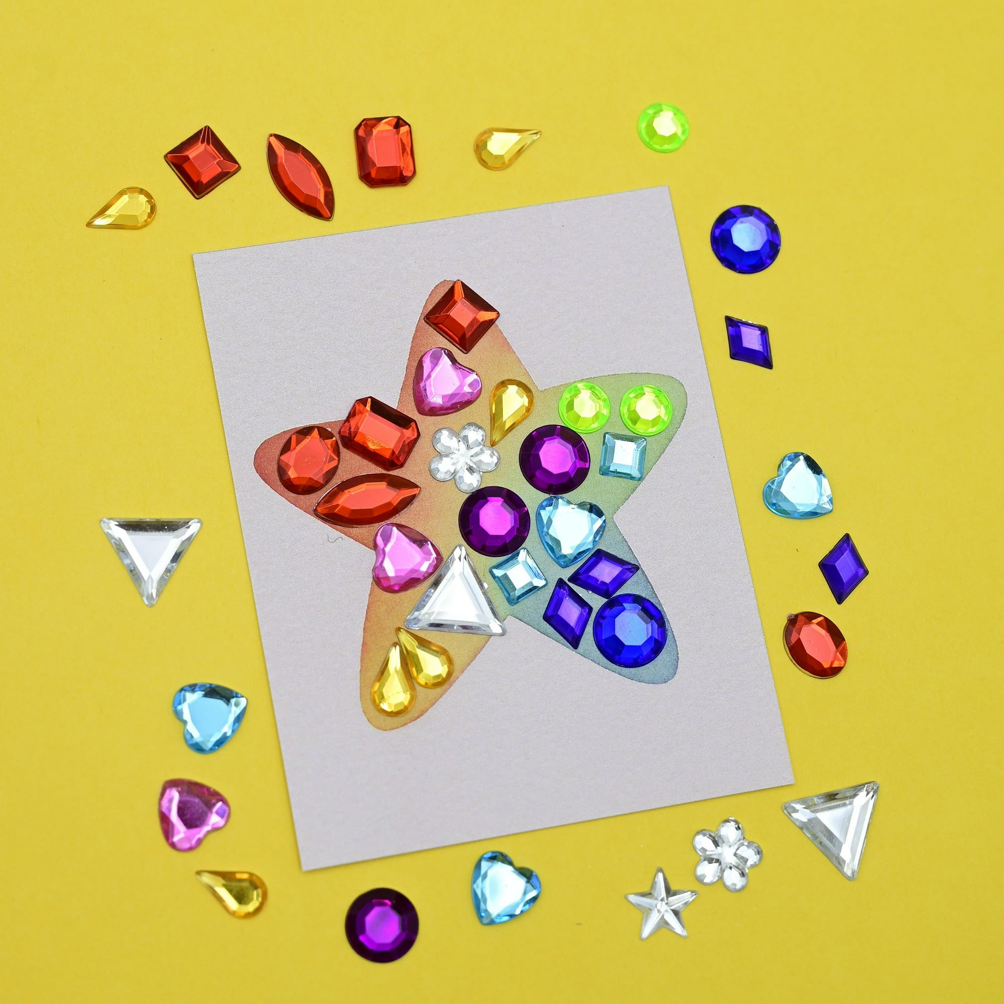 Hello Hobby Gemstone Case – 700 Piece Assortment for Arts & Crafts