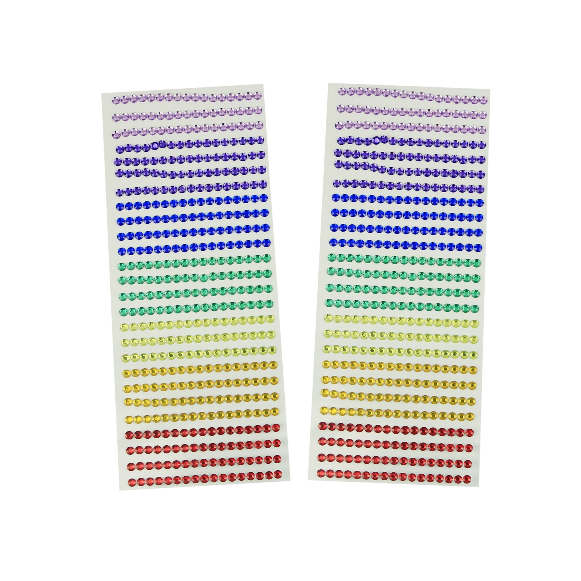 Hello Hobby Multicolor Round Gemstones 6mm, 1,326 Piece Simulated