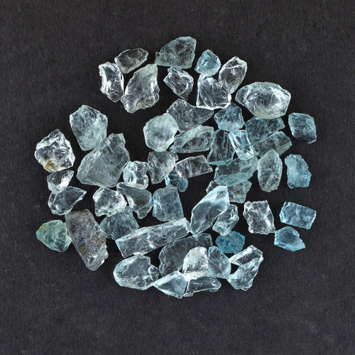 150 Carats Natural Raw Aquamarine Rough Rock Crystal Gemstone, Chakra Healing Energy Birthstone Crystal for Jewelry Making Supplies, Gift for her, DIY Crafts, Wholesale Bulk "Good Luck" Stone pack
