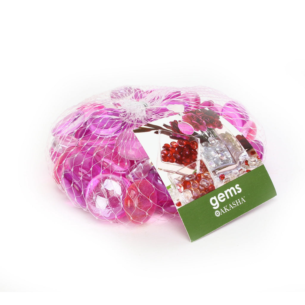 (6 pack) Akasha Decorative Lavender Mix Glass Gems, 12 oz. Bag